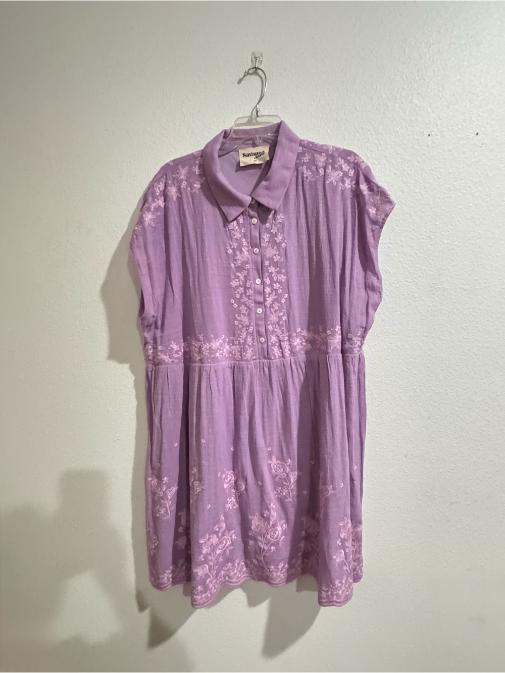 Savanna Jane Light Lavender Mini Dress